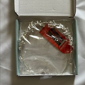 Elegant Silver Floral Kids Hair Accessory